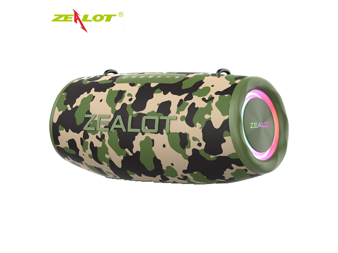 Altavoz Bluetooth (estéreo Al Aire Libre De Alta Potencia 80w) Altavoz Inalámbrico Zealot S87