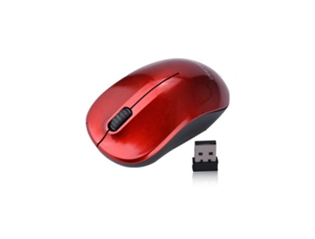 Ratón Inalámbrico para Ordenador Inalámbrico con Luz Led PRITECH Pbp-195 Rojo
