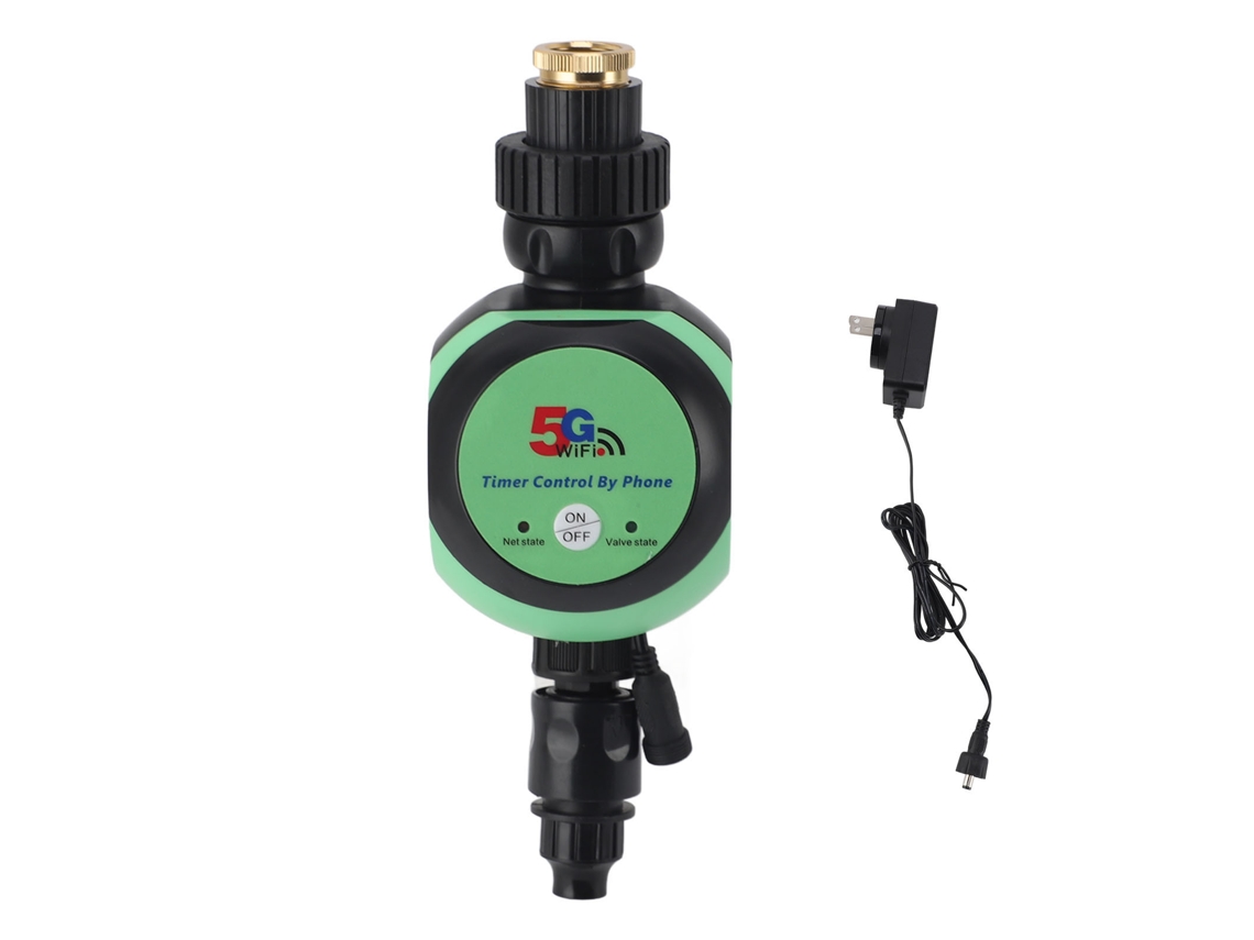Controlador de riego 5G Wifi BT con temporizador y control remoto (EE. UU.)