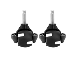 2 Ruedas Universales De Abs Para Aspiradora Robot Deebot N79/n79s (accesorio De Repuesto)