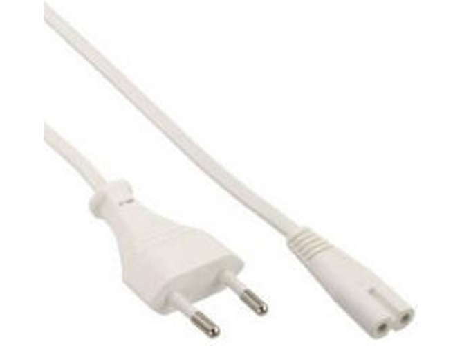 Cable de Alimentación INLINE (50 cm - Blanco)
