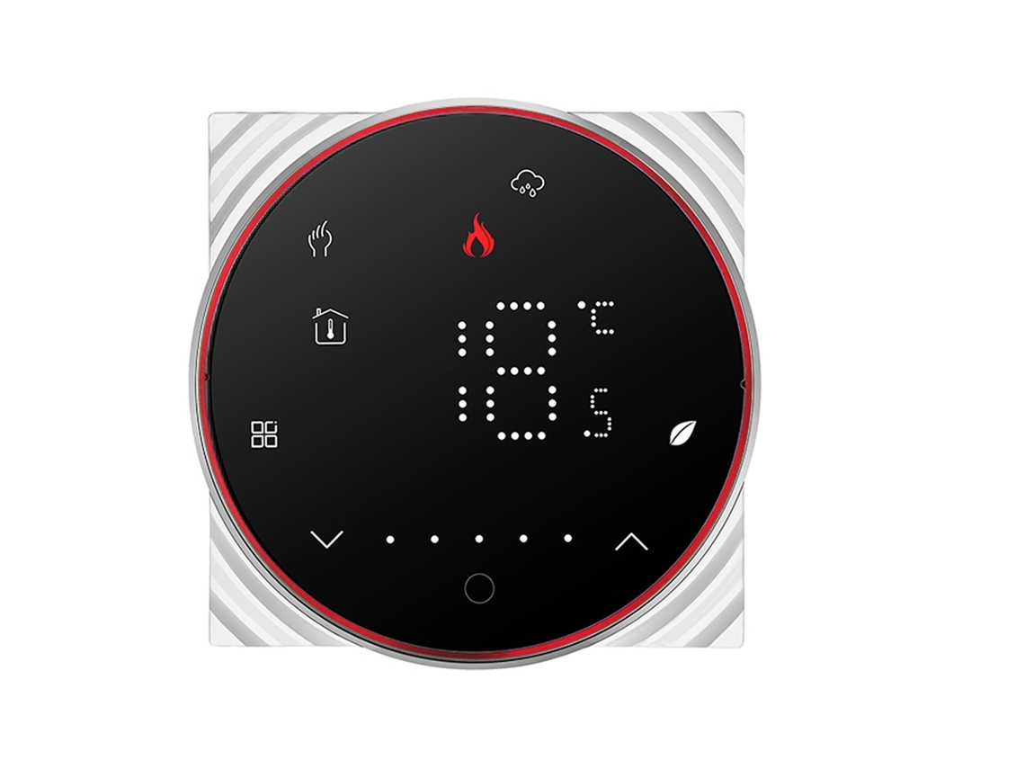 Termostato Inteligente Wifi, Termostato Digital Programable Para Calefacción Eléctrica Con Luz Regulable.