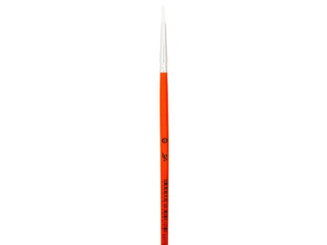 CEPILLO LG Nº6 PELO ROJO BLANCO PARA TEJIDO 83173