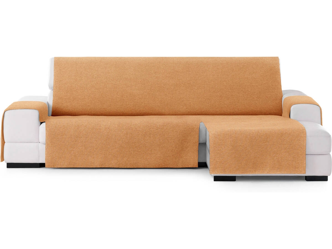 Funda de Chaise Longue Derecha EYSA Prática Premium Valeria Tejido Elástico (240 x 80 x 220 cm - Poliéster y Algodón - Mostaza)