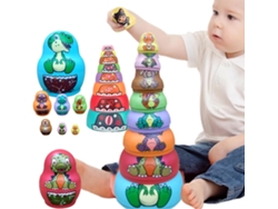 Muñecas rusas apilables resistentes al calor para niños. CHABERLU