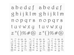 5pcs Sellos Transparentes Tpr Alfabeto Minúsculas Para Diarios Scrapbooking Herramientas Diy T1764