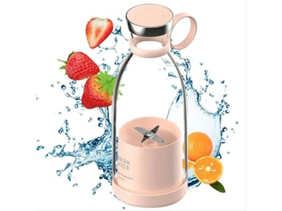 Licuadora portátil de 350 ml, licuadora portátil para batidos, licuadora, Four Leaves Henten Home