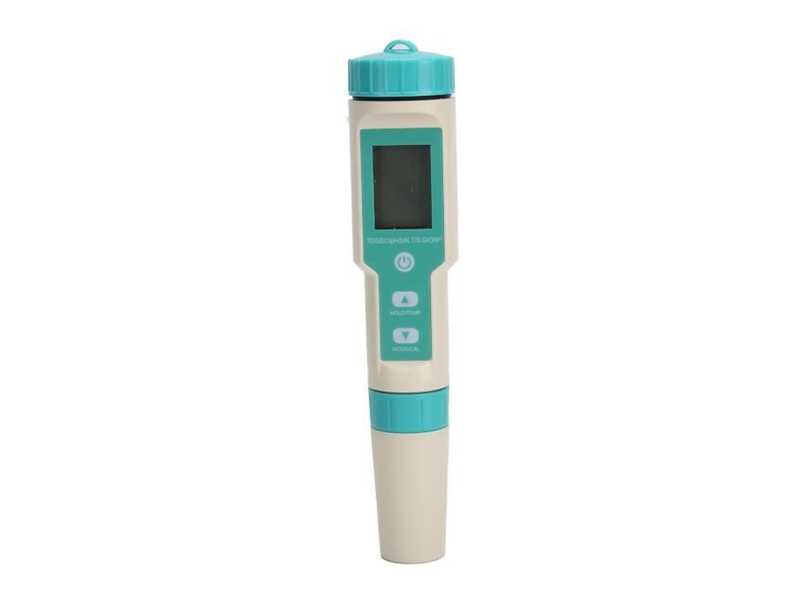 YOSOO Medidor de calidad del agua C-600 7 en 1 Analizador de pluma de prueba de calidad del agua portátil Ph Tds Temperatura de sal Orp Ec Sg