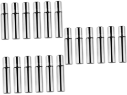Juego De 18 Botellas Recargables De Acero Con Tapón De Bola Para Aceites Esenciales Y Botellas De Viaje Con Protección Uv.