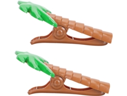 Juego de pinzas antideslizantes para toallas