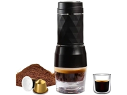 Mini cafetera portátil de prensa manual para viajes, color blanco Cuich