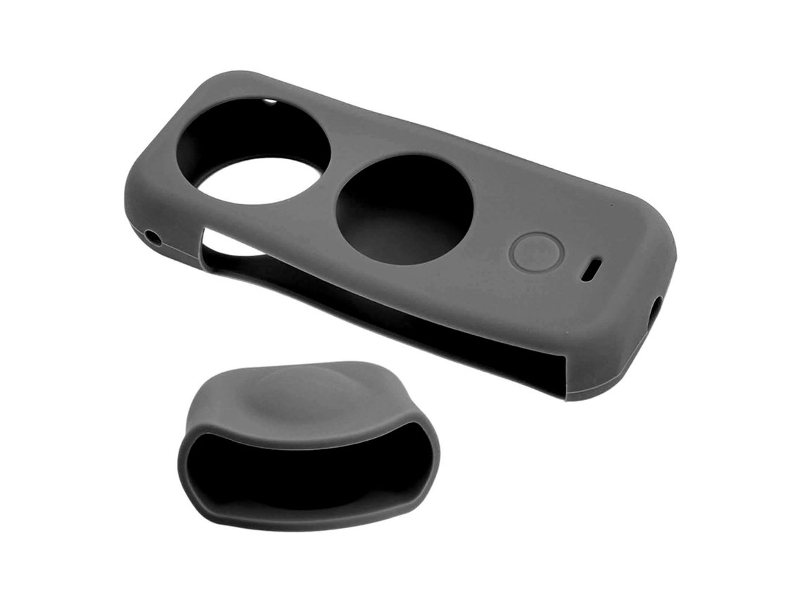 TRUYUETY Funda Protectora de Lente Panorámica PULUZ de Silicona Antipolvo para Cámara Insta360 One X2