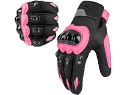 Guantes De Malla Transpirables Para Motocicleta, Con Protección Para Pantalla Táctil, Para Hombre Y Mujer (rosa)