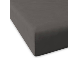 Sábana GUY LAROCHE Pure (Antracita - 100% Percal Algodón - 140x200+28 cm)