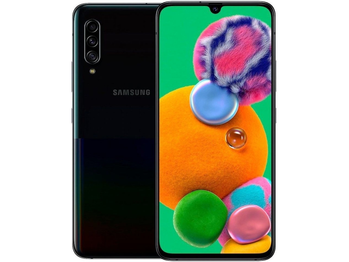 Smartphone SAMSUNG Galaxy A90 5G (Reacondicionado Señales de Uso - 128 GB - Negro)