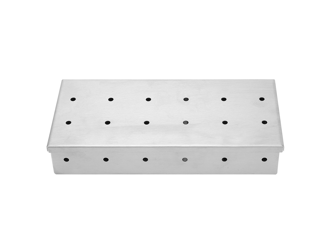 Caja Ahumadora De Acero Inoxidable De Gran Capacidad Para Barbacoa Con Virutas De Madera.