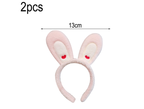 Diadema De Conejito De Pascua Con Disfraz De Orejas De Conejo Bonito Aro De Pelo De Conejo De Peluche De Dibujos Animados, St-1 ZMDECQNA 2 Un