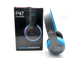 Auriculares Estéreo Plegables Inalámbricos Bluetooth 5.0 De Alta Fidelidad Con Micrófono (azules)