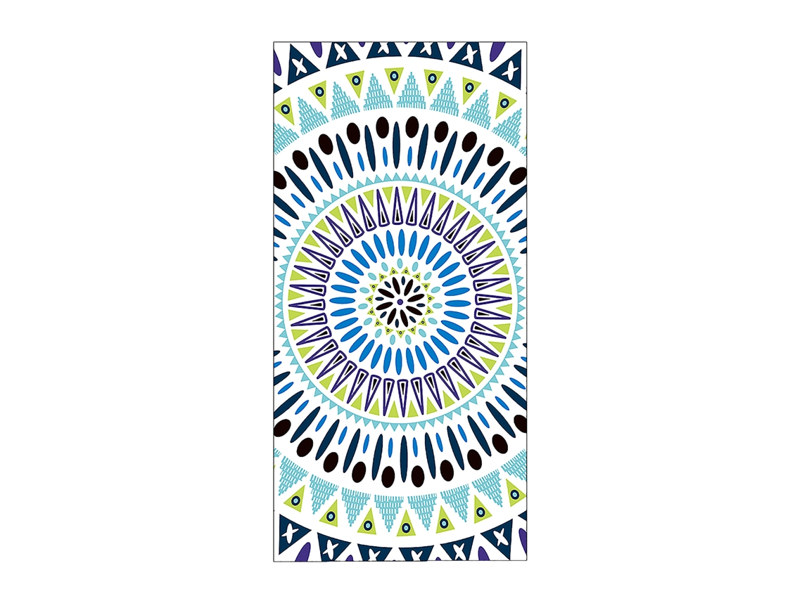 Toalla Anti-arena 200x160 Cms 205 Gsm. Diseño Geométrico.