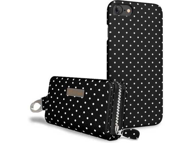 Funda I-PAINT Hard Key Charm Pois iPhone 7, 8 Negro