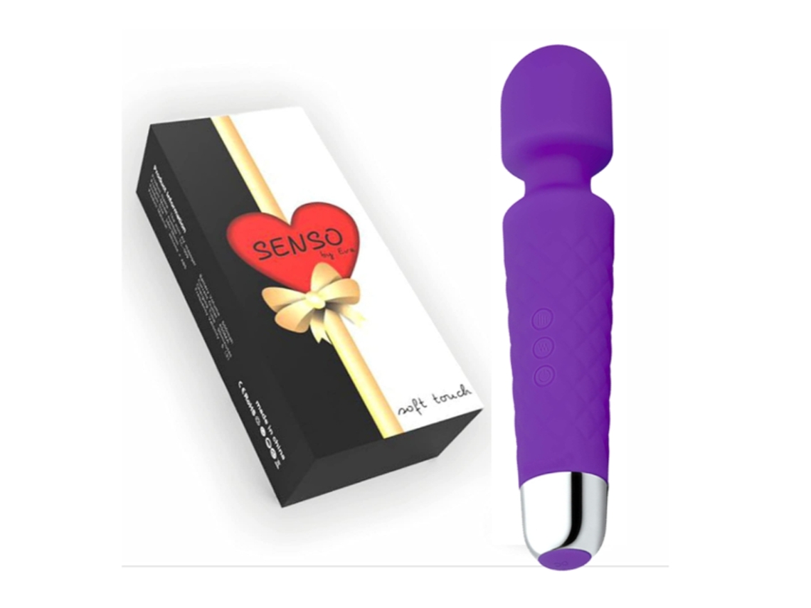 Masajeador De Varita, Masajeador Eléctrico Yizhood, Recargable Por Usb, Inalámbrico, Silencioso, Resistente Al Agua (morado)
