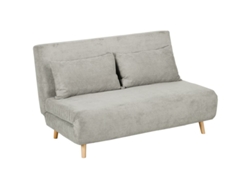 Sofá Cama, Cama De Invitados, Respaldo Regulable En 3 Posiciones, Acabado Lino, Soporta Hasta 120 Kg, 141an X 90pr X 81al Cm, Gris