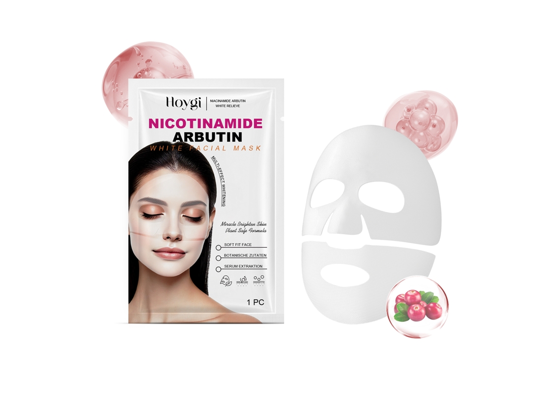 Mascarilla hidratante de niacinamida y arbutina