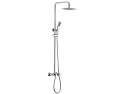Columna de ducha Monomando con barra extensible con caño de bañera Cromo MICE COLLECTION