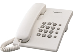Teléfono Fijo PANASONIC KX-TS 500 Blanco