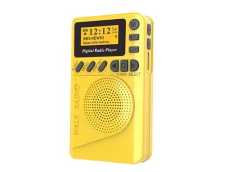 Radio digital DAB de bolsillo Mini radio digital DAB con reproductor MP3 Radio FM Pantalla LCD #1