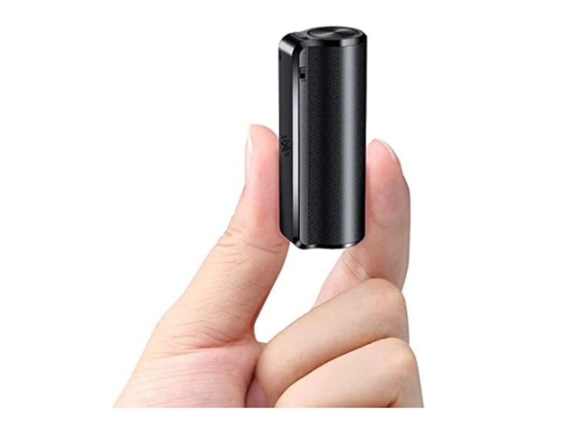 Grabadora de voz de 16 GB, magnética, con batería de 19 días de duración, microimpermeable, ideal para clases, reuniones, entrevistas, Yizhood (negra)
