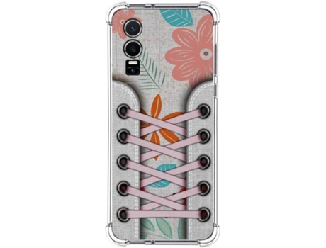 Carcasa para Vivo Y76 5G TUMUNDOSMARTPHONE Dibujos Antigolpes Zapatillas 09 Multicolor