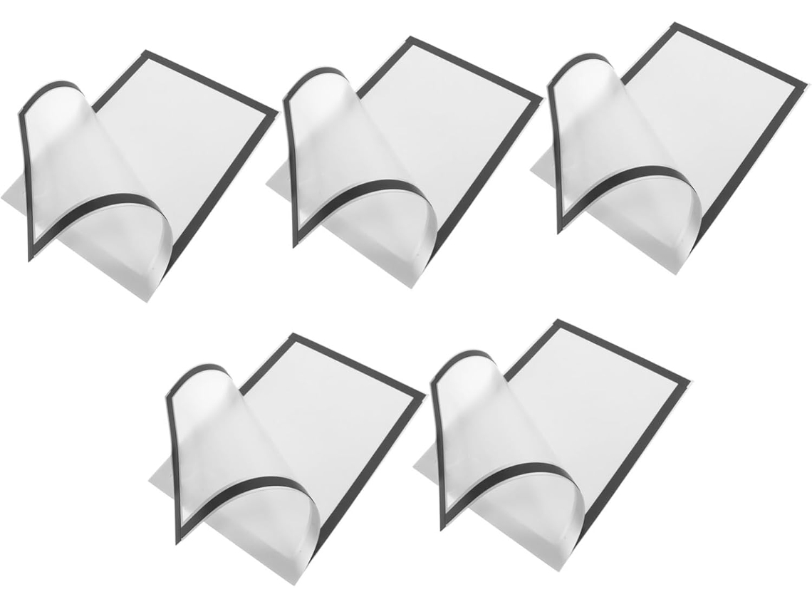 Marco Fotos Magnético Pared 5 Piezas Soporte Póster Autoadhesivo Refrigerador Ventana Fácil Limpiar
