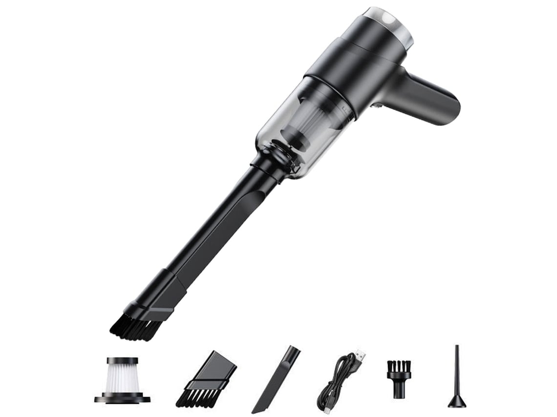 Aspirador De Coche Inalámbrico 6000Pa Recargable Para Teclado Y Usb
