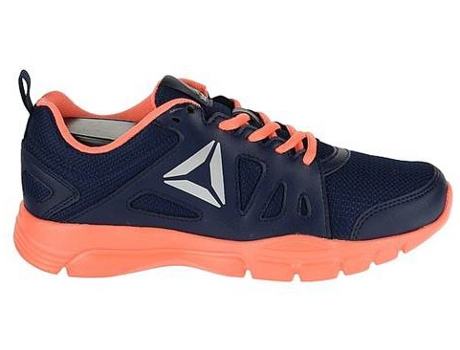 Zapatillas Deportivas REEBOK Trainfusion Nine 2 Mujer (Grafite, Naranja - Tela, Material Sintético - 37)