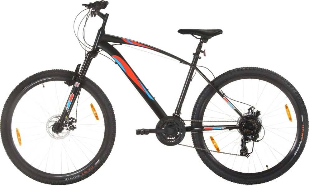 Bicicleta de Montaña VIDAXL Negro 21 velocidades 48 cm (29'')