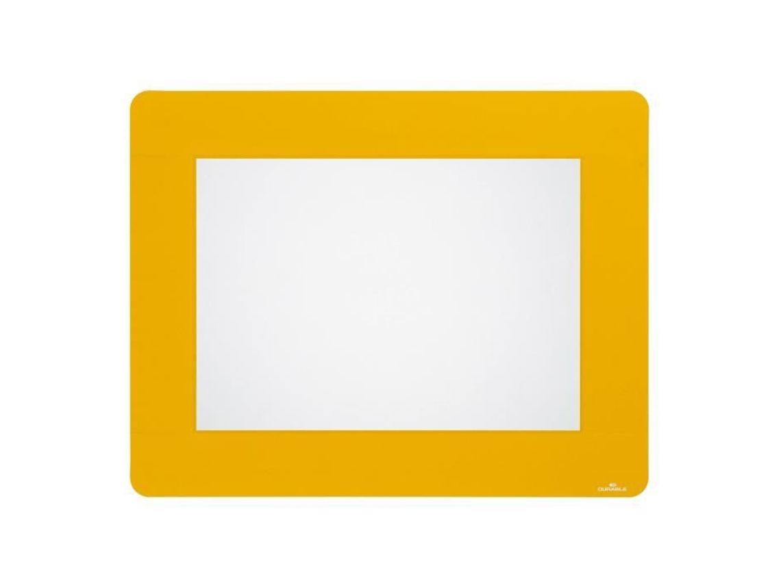 Marcado amarillo de la ubicación de la plataforma de la ventana de marcado removible del artículo 180804 A4 DURABLE