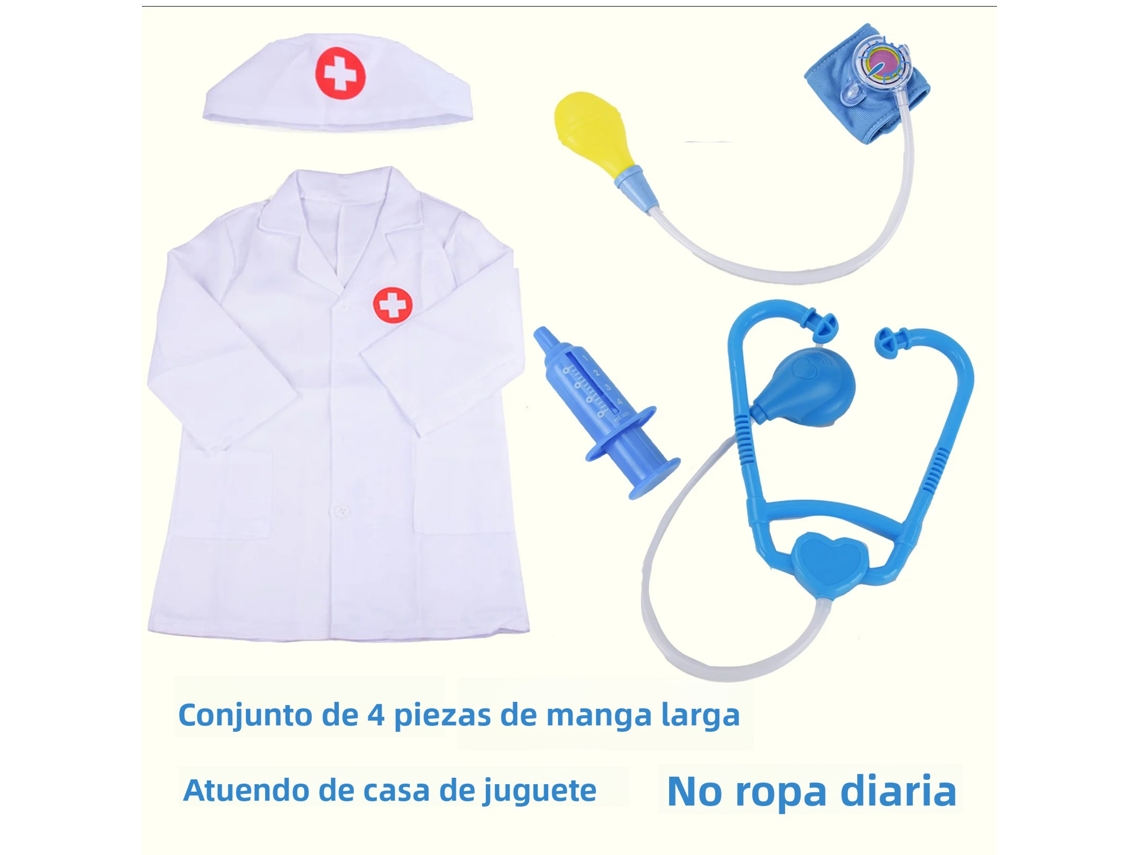 Juego De Juguetes De Médico De Imitación Para Niños, Juego De Rol De Enfermera Con Estetoscopio