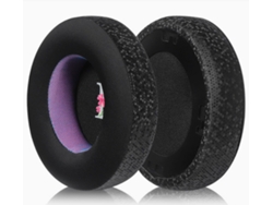 Almohadillas para auriculares AKG K712pro, almohadillas de espuma suave, tejido de seda helada, negro y morado, XIAOMOYU