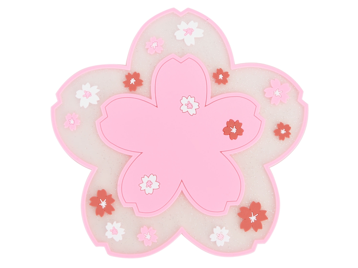 Sousplat con estampado floral, protector de mesa, rosa RNEMITERY