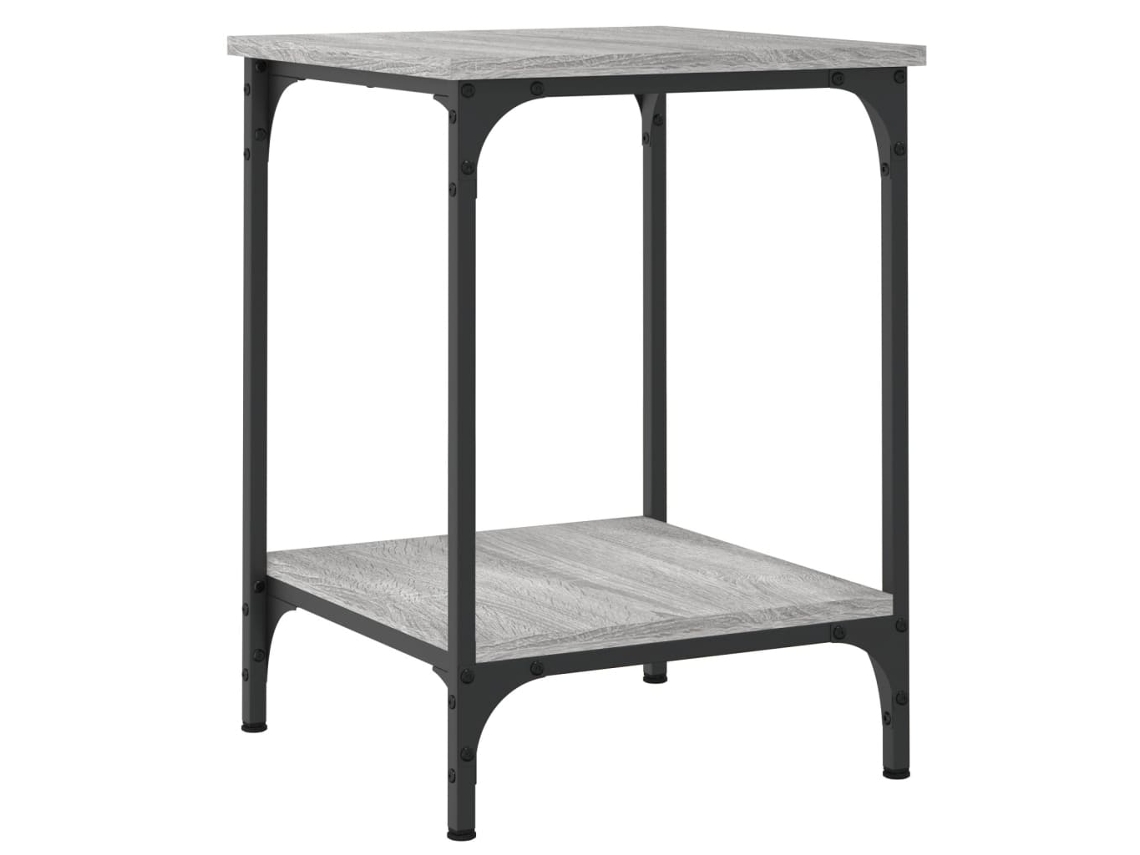 Mesa de centro Sonoma MAISON EXCLUSIVE de madera gris (40 x 40 x 55 cm)