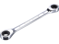 Llave De Carraca De Doble Extremo (8 Mm X 9 Mm) Métrica, 72 Dientes, 12 Puntas, Cr-v.