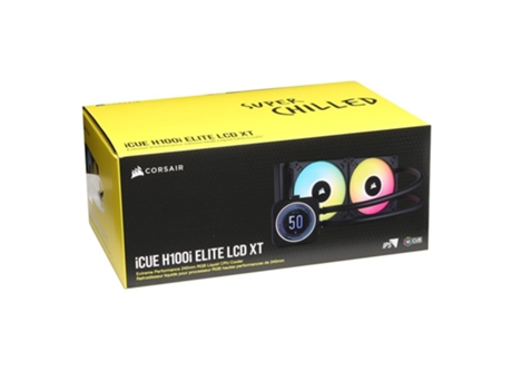 Kit de refrigeración por agua para el procesador Corsair iCUE H100i Elite LCD XT- CW-9060074-WW