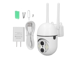 Cámara Wifi 1080p Con Visión Nocturna, Detección De Movimiento, Seguridad Para El Hogar, Clasificación Ip66, Ángulo De Visión De 350°.
