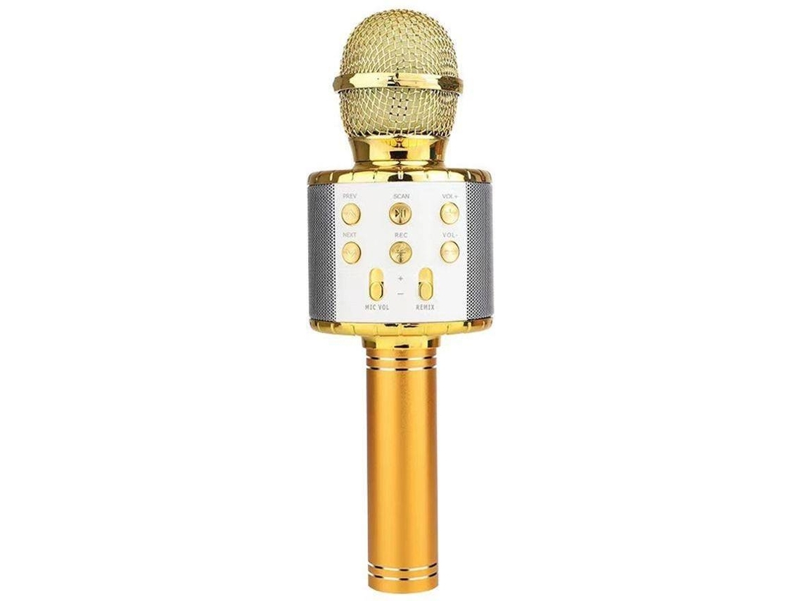 Micrófono Bluetooth Gusshious Mic020 (autonomía 5 H Amarillo)