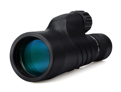 Telescopio monocular 10-30X50 para adultos Impermeable HD Monocular Spotting Observación de aves Negro-Negro YIZHOOD