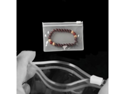 100 bolsitas transparentes de PVC antioxidante con cierre hermético para joyas/pendientes ZYBLSSBB