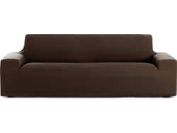 Funda de Sofá 3 Plazas EYSA Premium Bronx Tejido Multielástico (210 x 70 x 110 cm - Poliéster - Marrón)