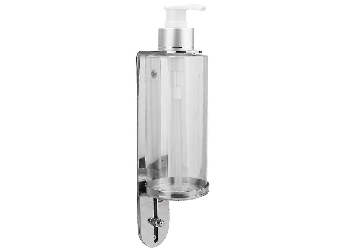 Dispensador de jabón de baño, montaje en pared, dispensador de espuma, plateado, 23 x 6 x 5,5 cm, 1 pieza Rosewell