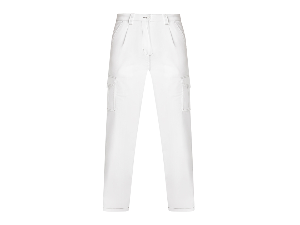 Pantalones Largos ROLY (38 - Blanco)